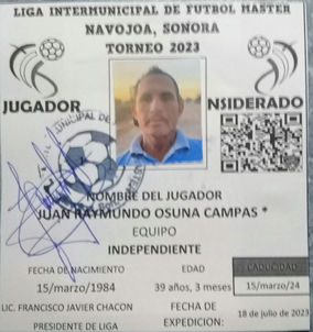 Foto de JUAN RAYMUNDO OSUNA CAMPAS