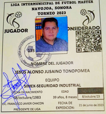 Foto de JESUS ALONSO JUSAINO TONOPOMEA