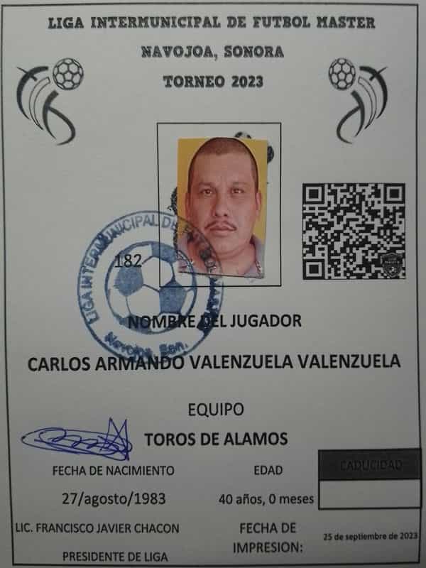 Foto de CARLOS ARMANDO VALENZUELA VALENZUELA