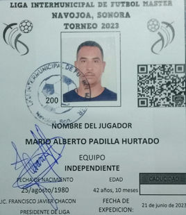 Foto de MARIO ALBERTO PADILLA HURTADO