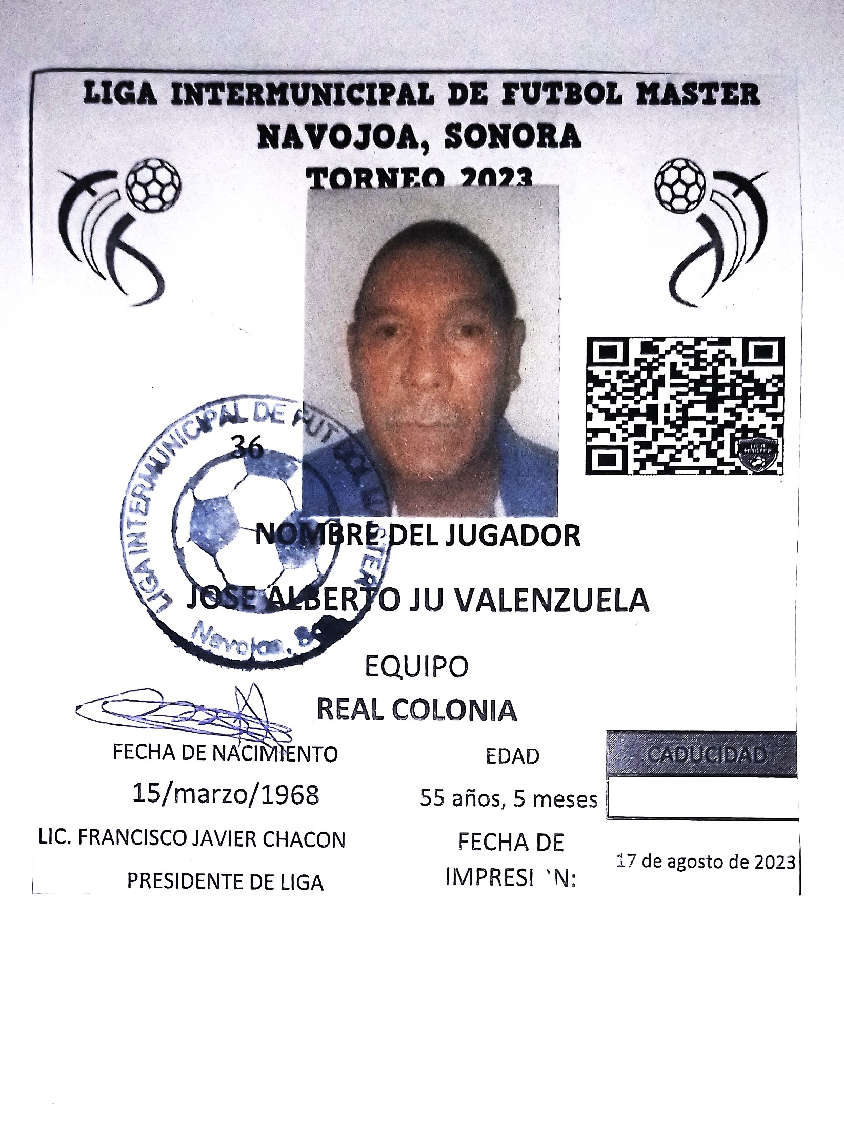 Foto de JOSE ALBERTO JU VALENZUELA