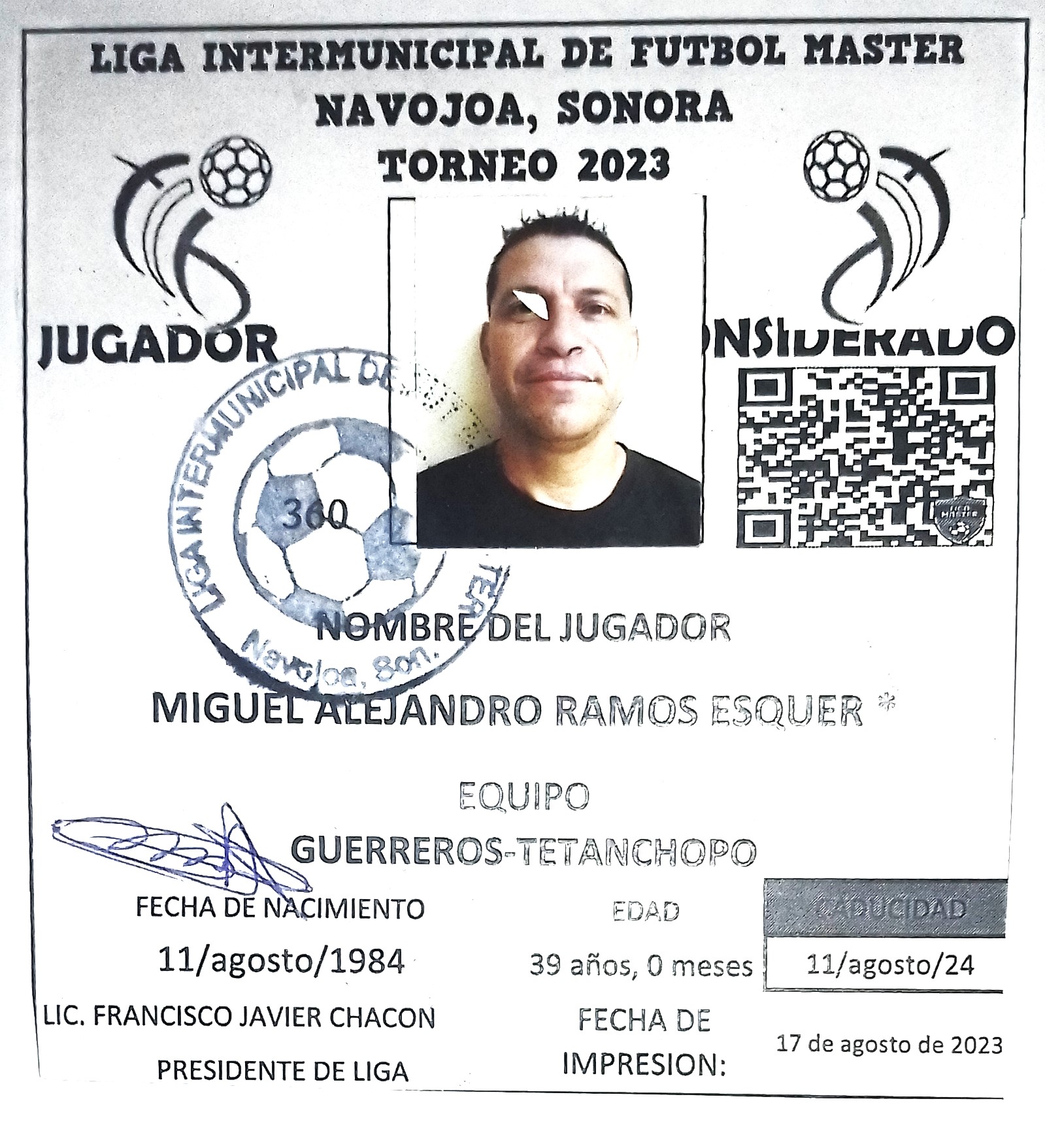 Foto de MIGUEL ALEJANDRO RAMOS ESQUER