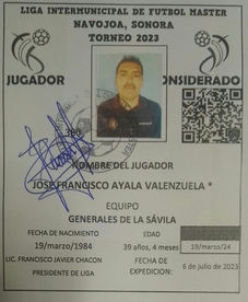 Foto de JOSE FRANCISCO AYALA VALENZUELA