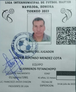 Foto de JAVIER ALFONSO MENDEZ COTA