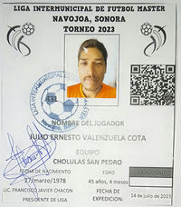 Foto de JULIO ERNESTO VALENZUELA COTA