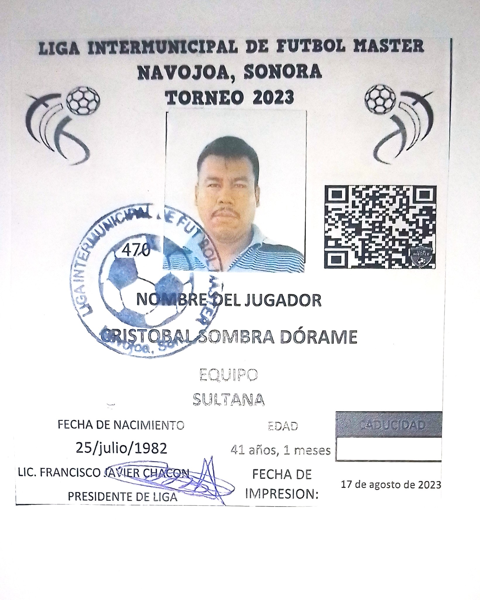 Foto de CRISTOBAL SOMBRA DÓRAME