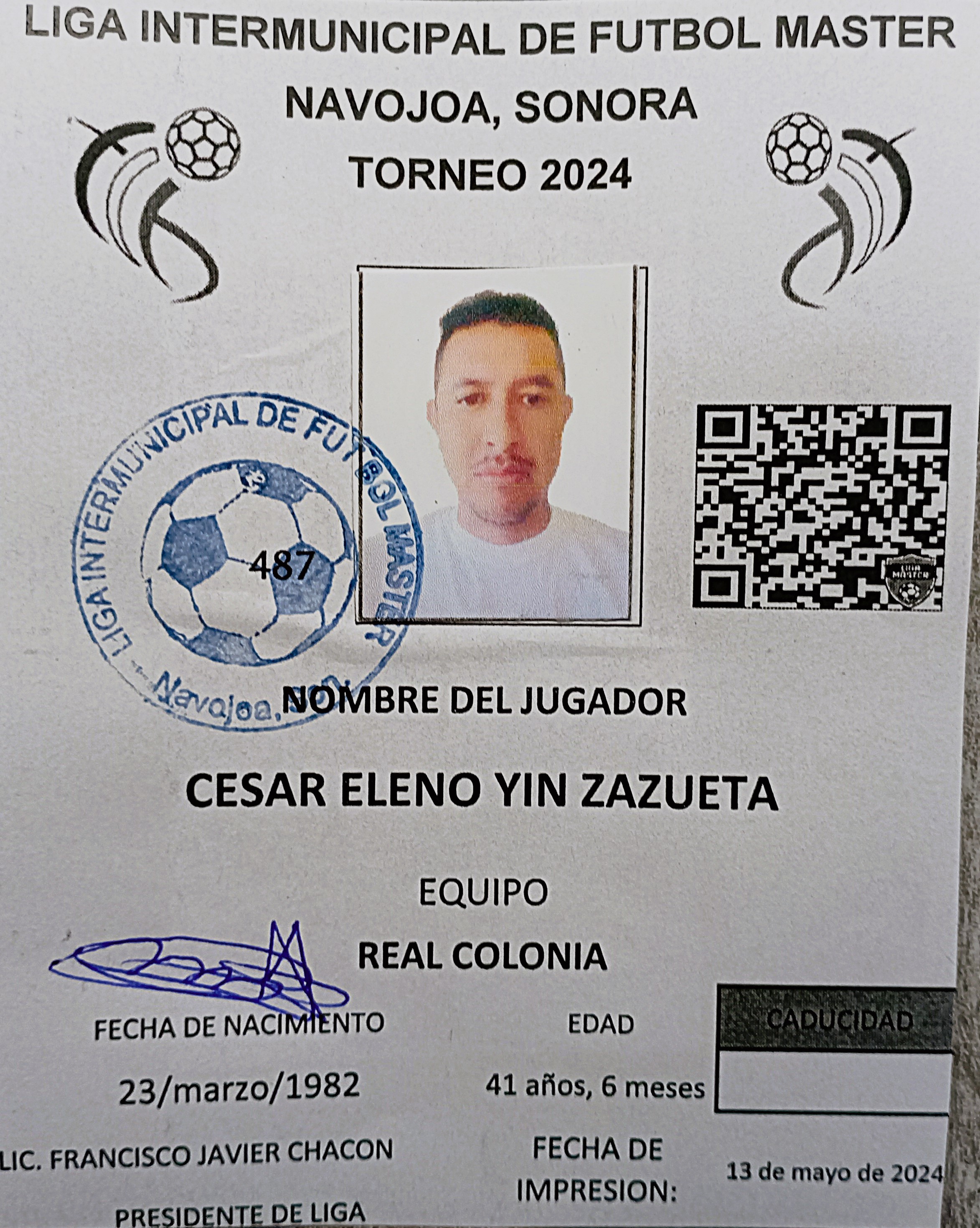 Foto de CESAR ELENO YIN ZAZUETA