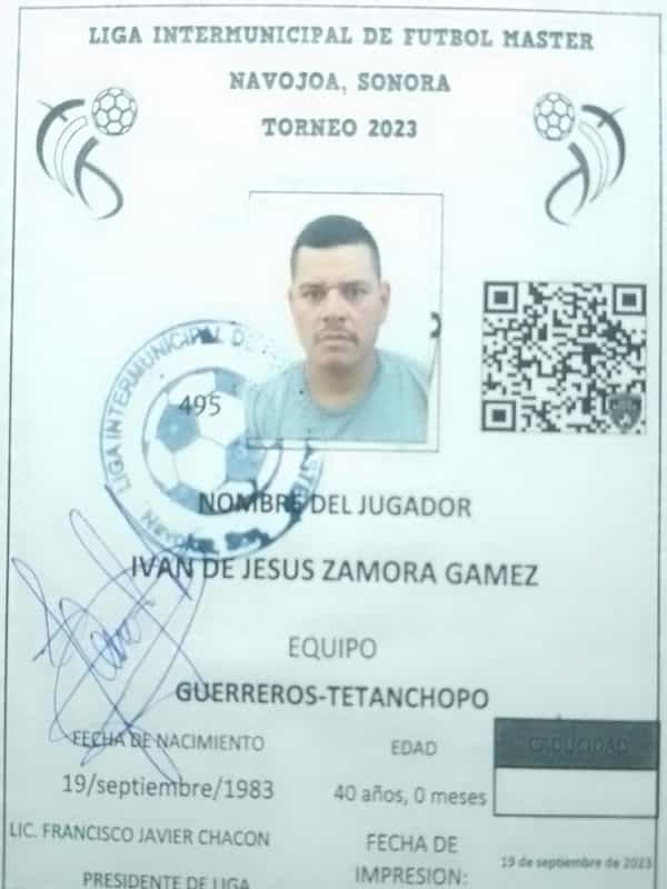 Foto de IVAN DE JESUS ZAMORA GAMEZ