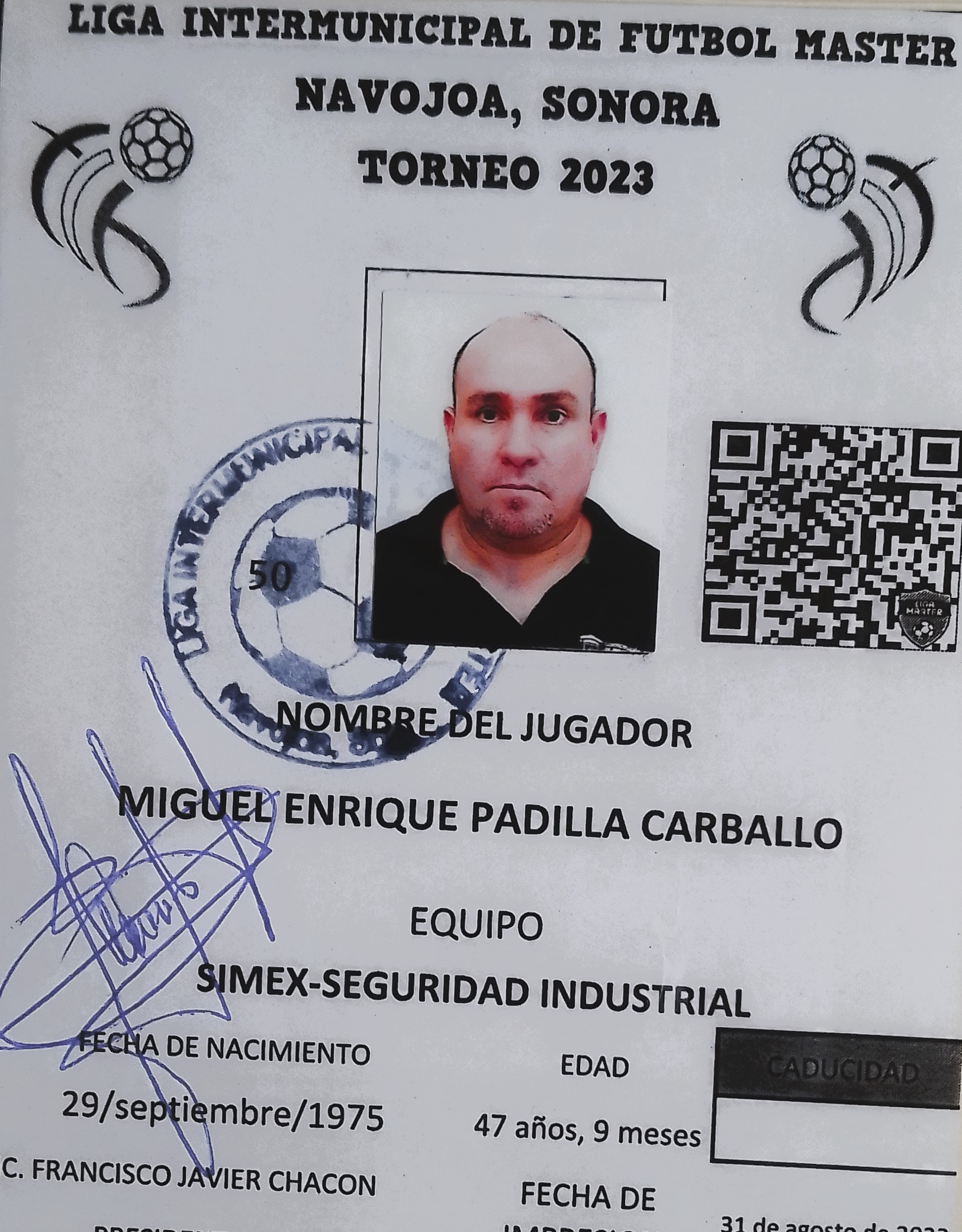 Foto de MIGUEL ENRIQUE PADILLA CARBALLO