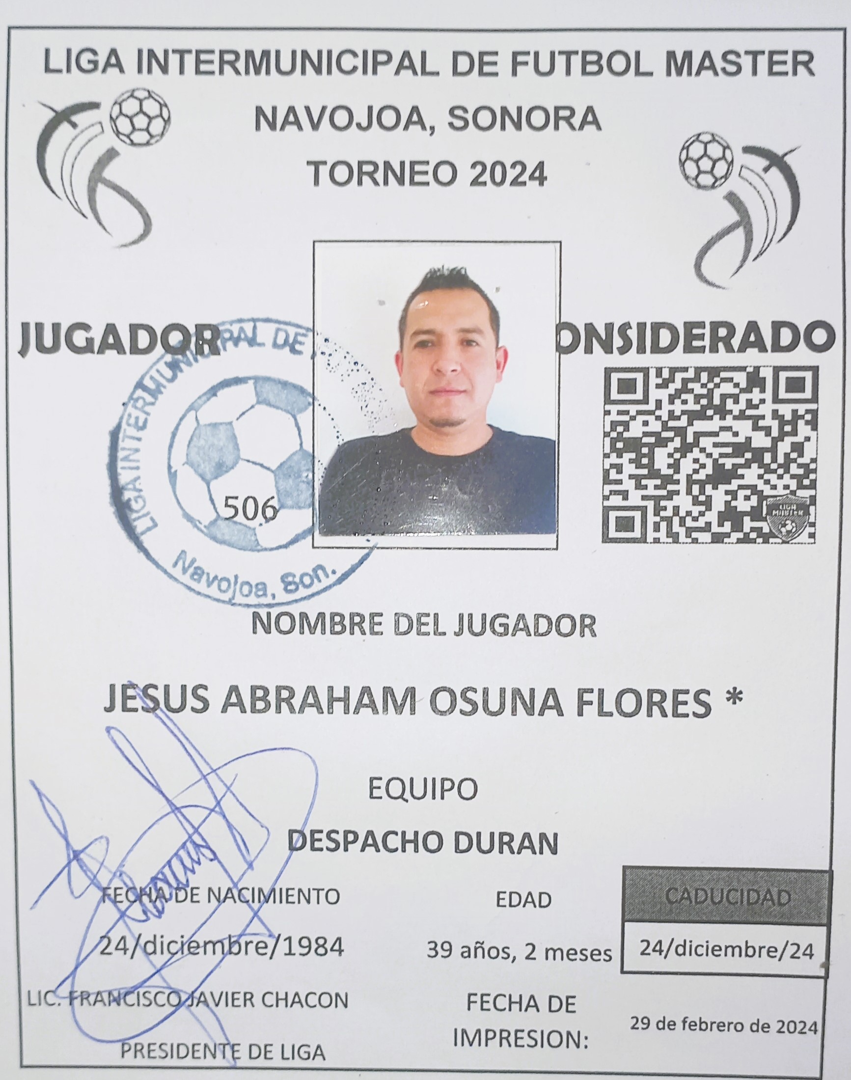 Foto de JESUS ABRAHAM OSUNA FLORES
