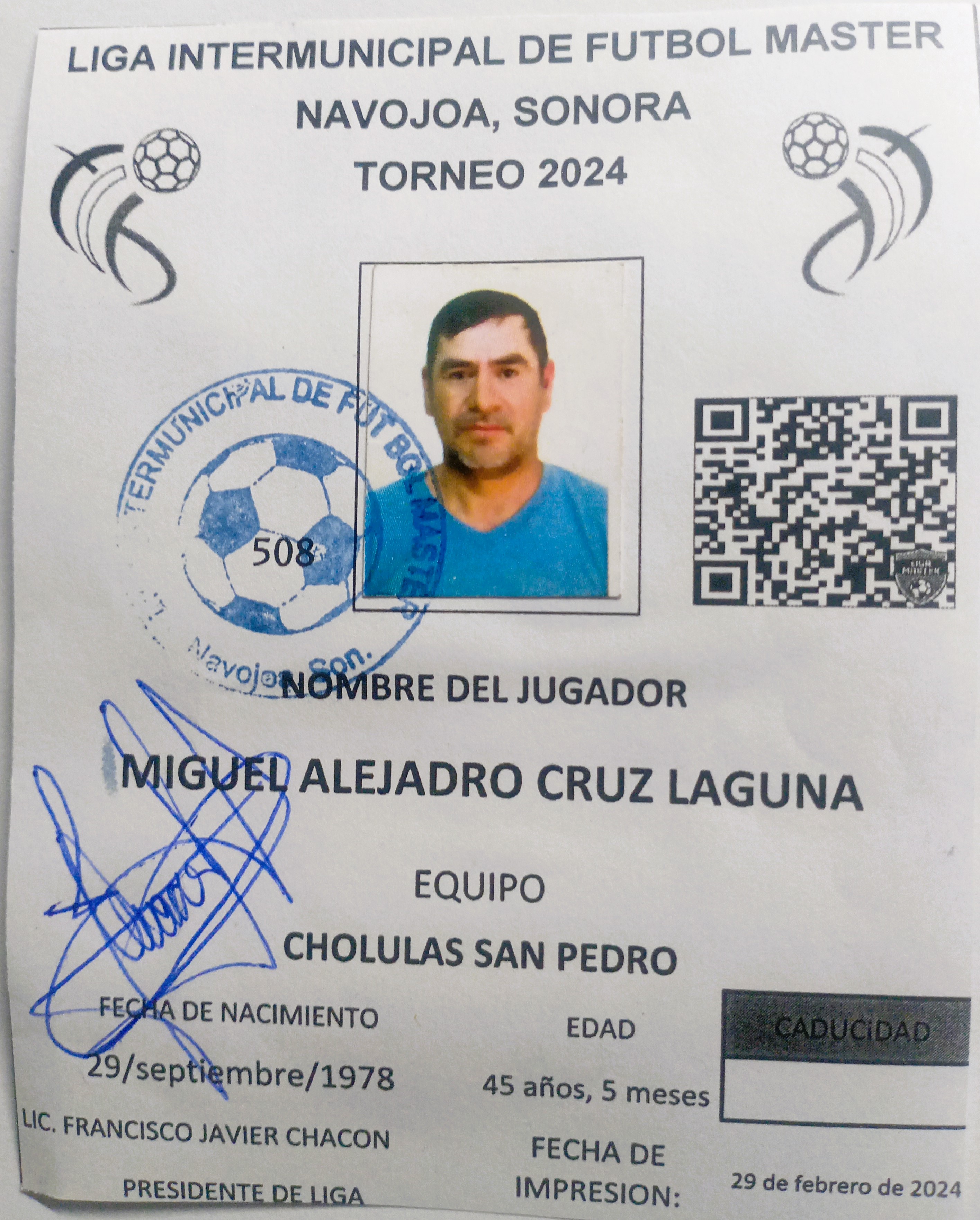 Foto de MIGUEL ALEJANDRO CRUZ LAGUNA