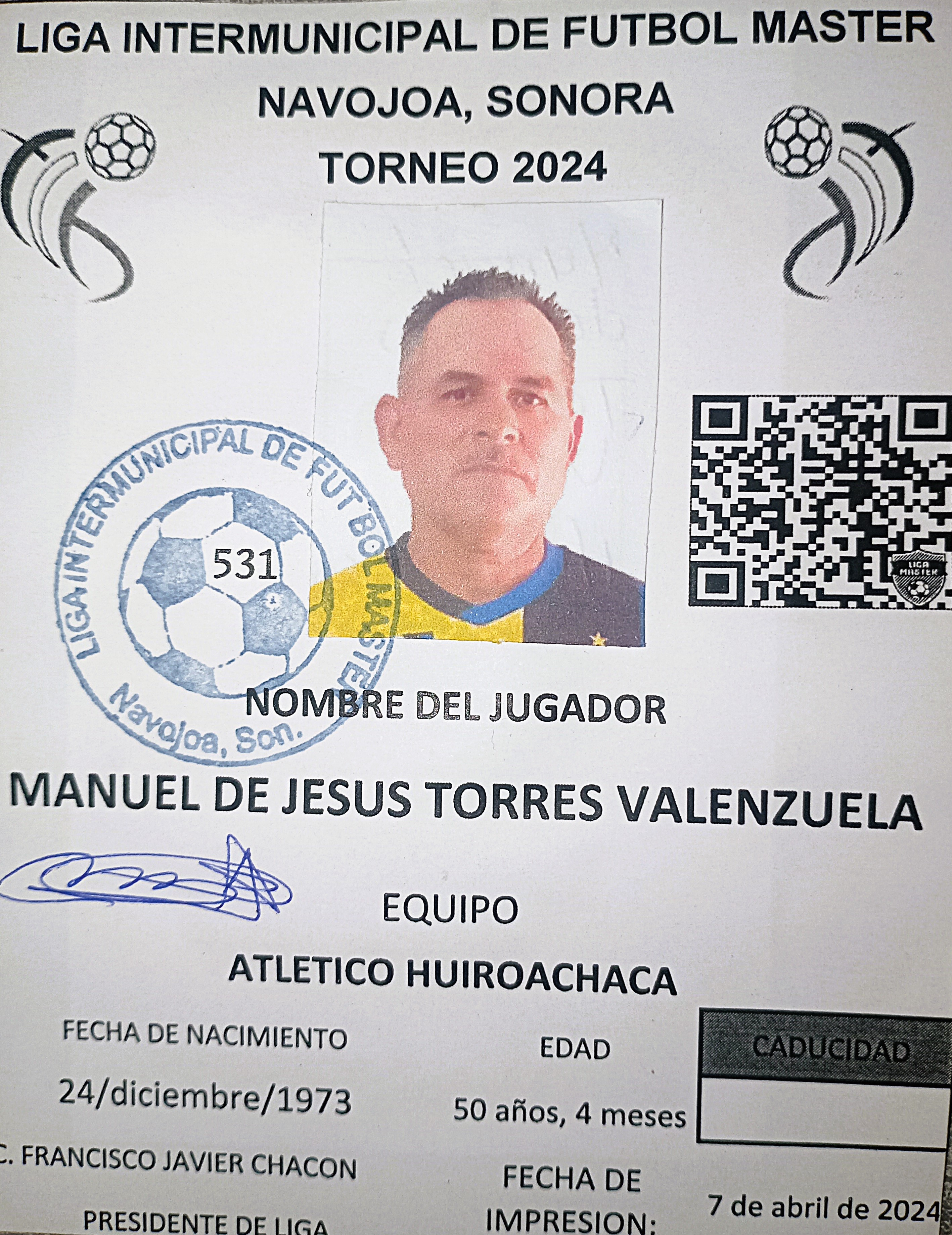 Foto de MANUEL DE JESUS TORRES VALENZUELA