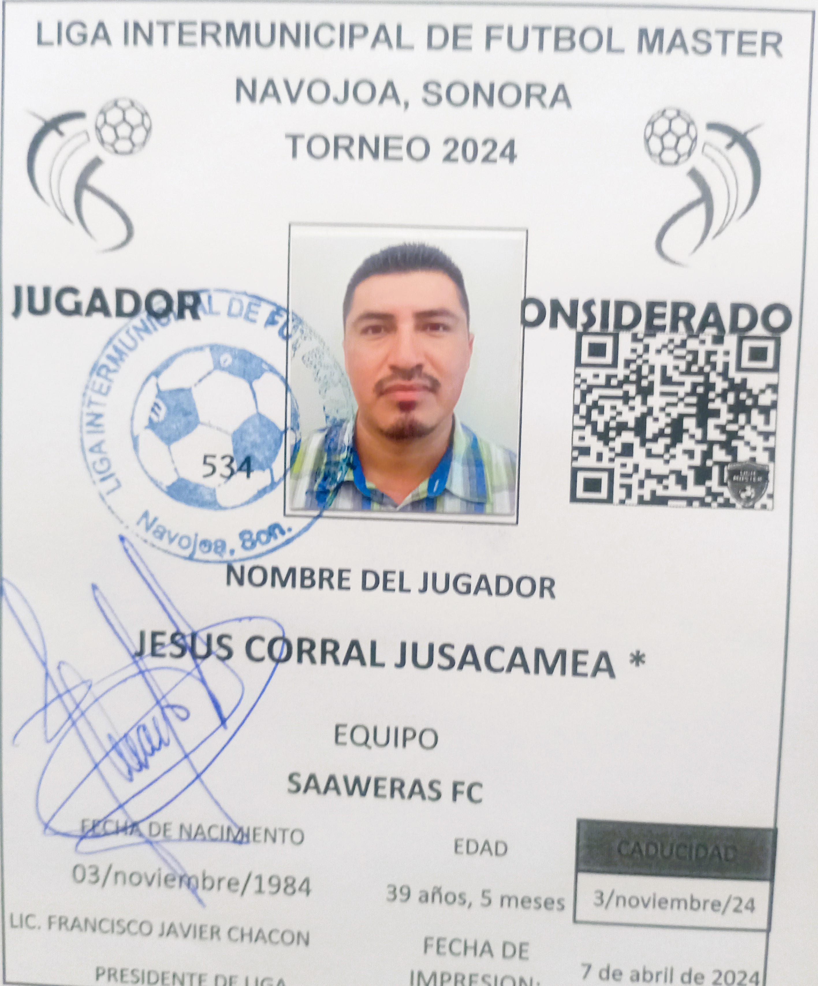 Foto de JESUS CORRAL JUSACAMEA