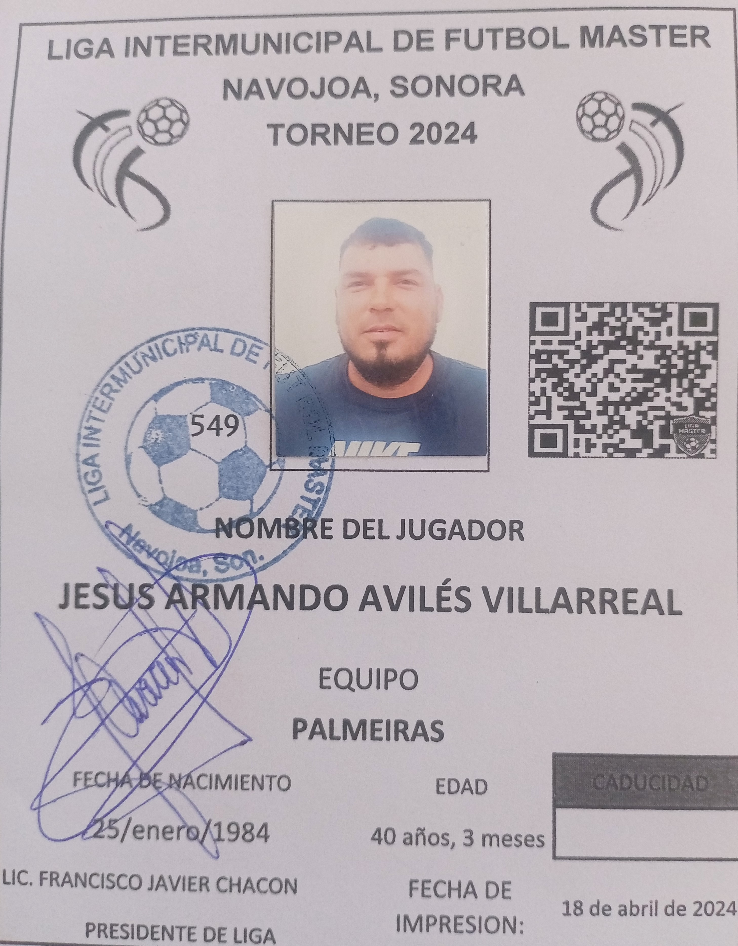 Foto de JESUS ARMANDO AVILÉS VILLARREAL