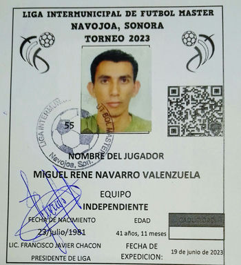 Foto de MIGUEL RENE NAVARRO VALENZUELA