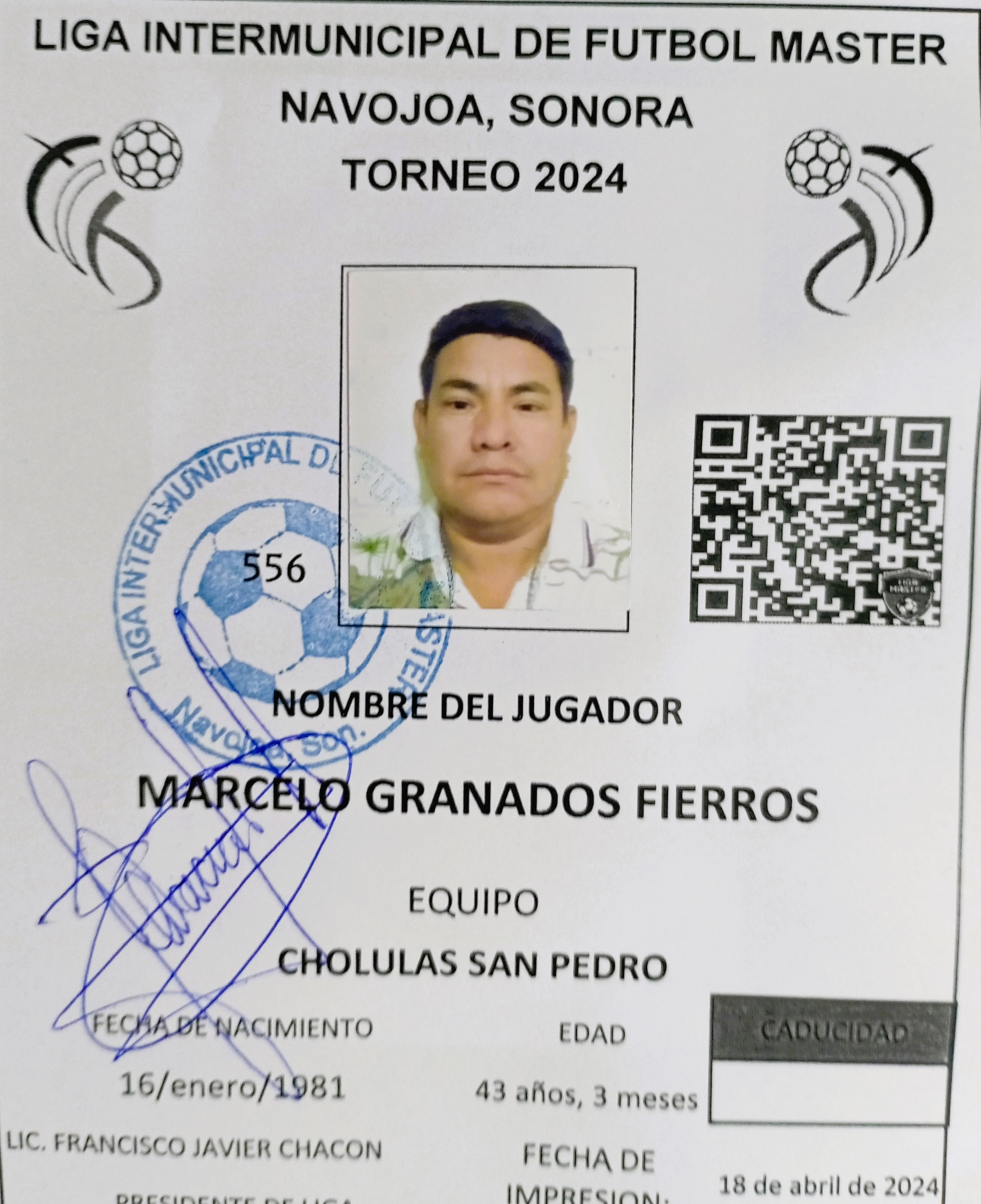 Foto de MARCELO GRANADOS FIERROS