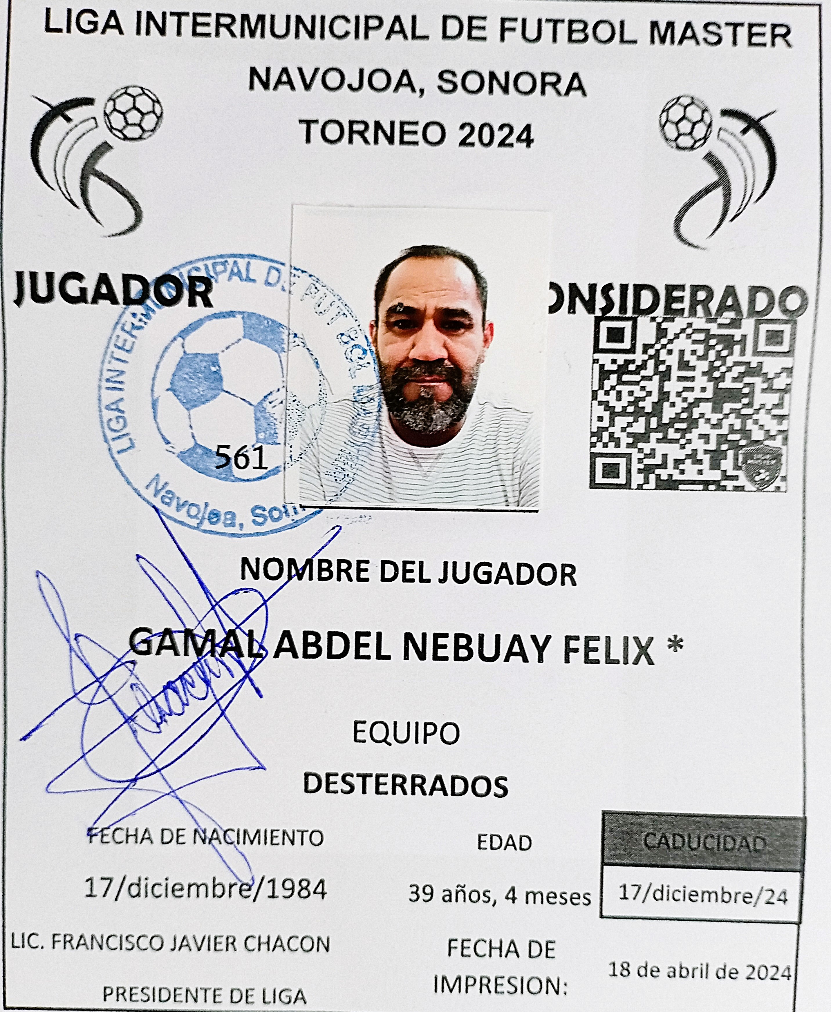 Foto de GAMAL ABDEL NEBUAY FELIX