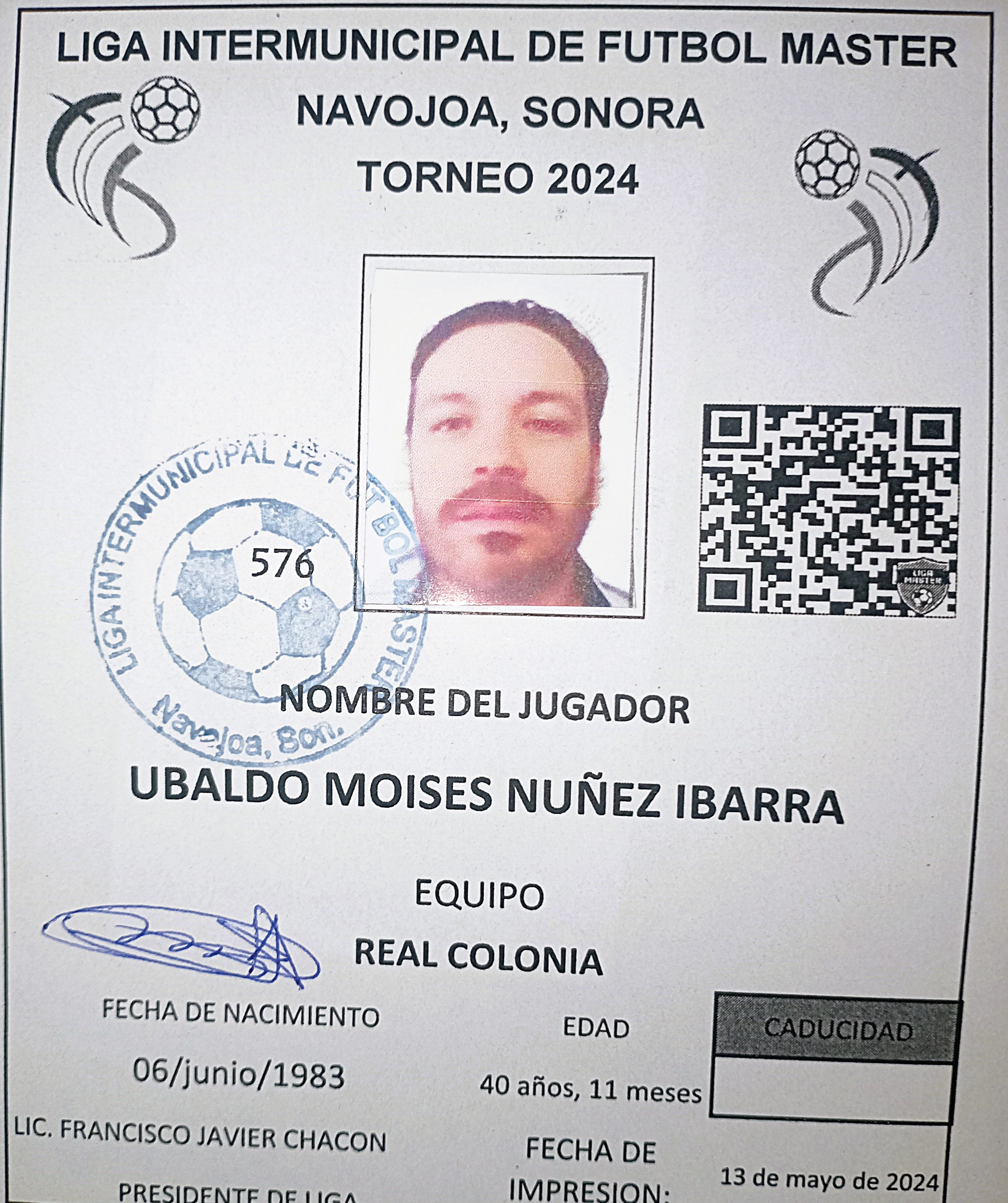 Foto de UBALDO MOISES NUÑEZ IBARRA