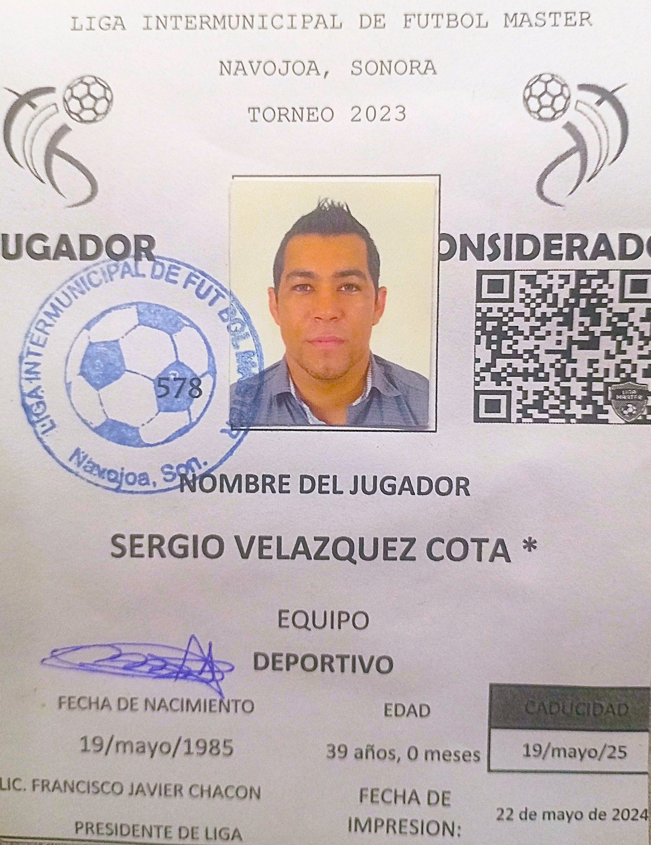 Foto de SERGIO VELAZQUEZ COTA *