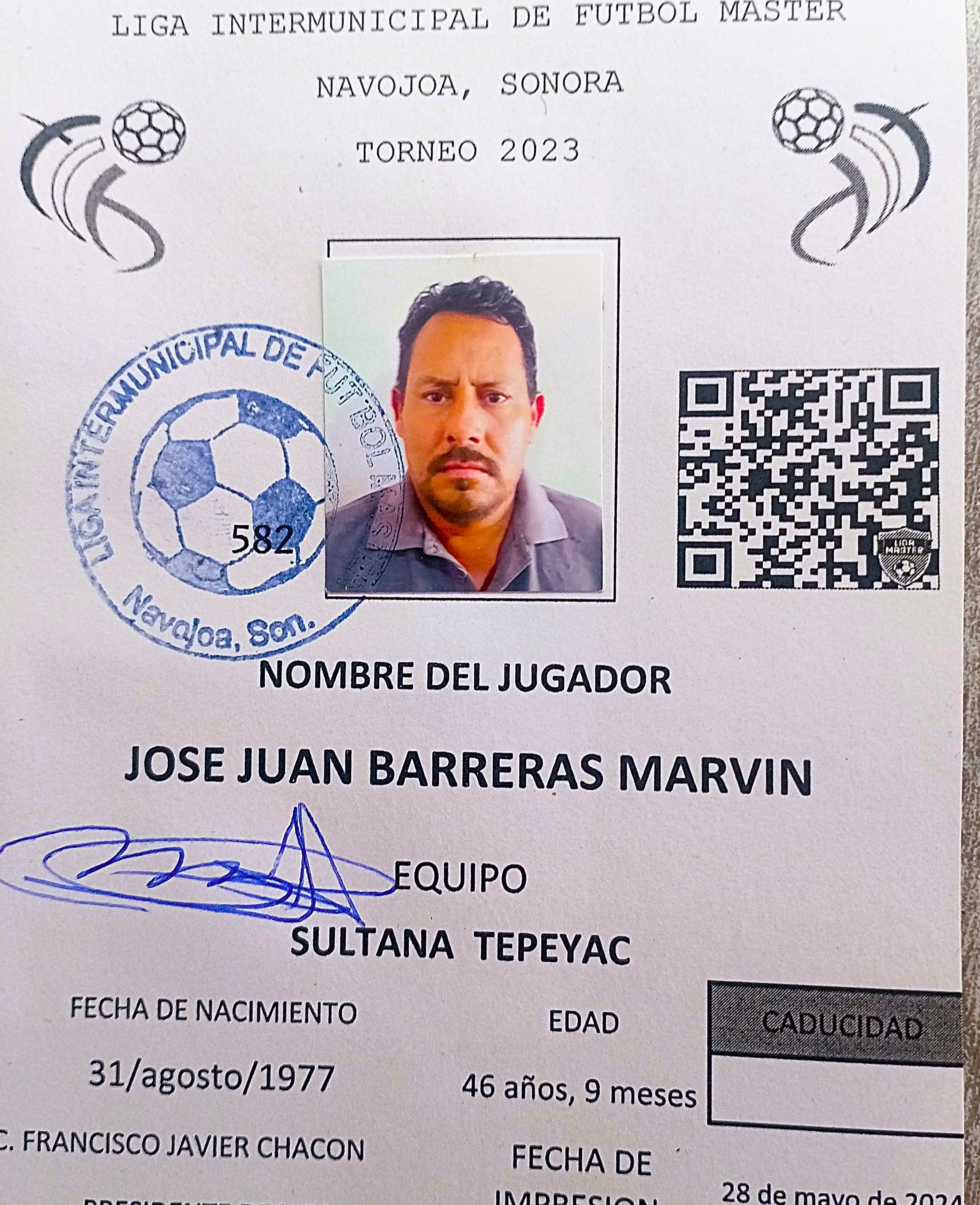 Foto de JOSE JUAN BARRERAS MARVIN