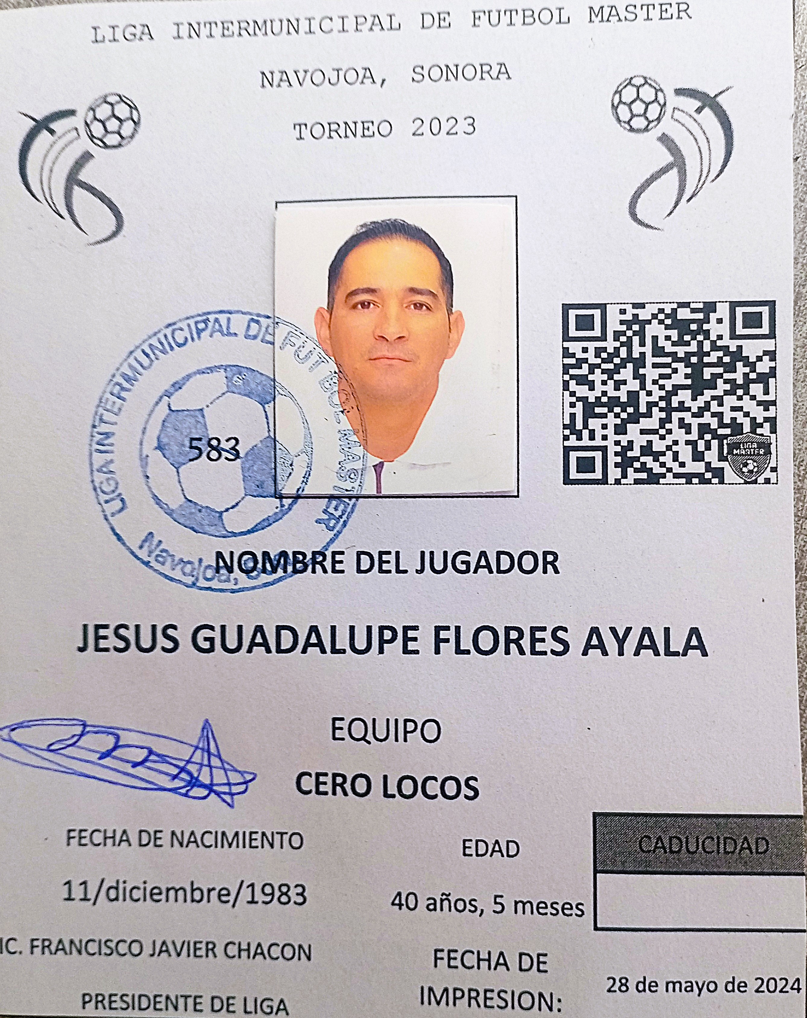 Foto de JESUS GUADALUPE FLORES AYALA