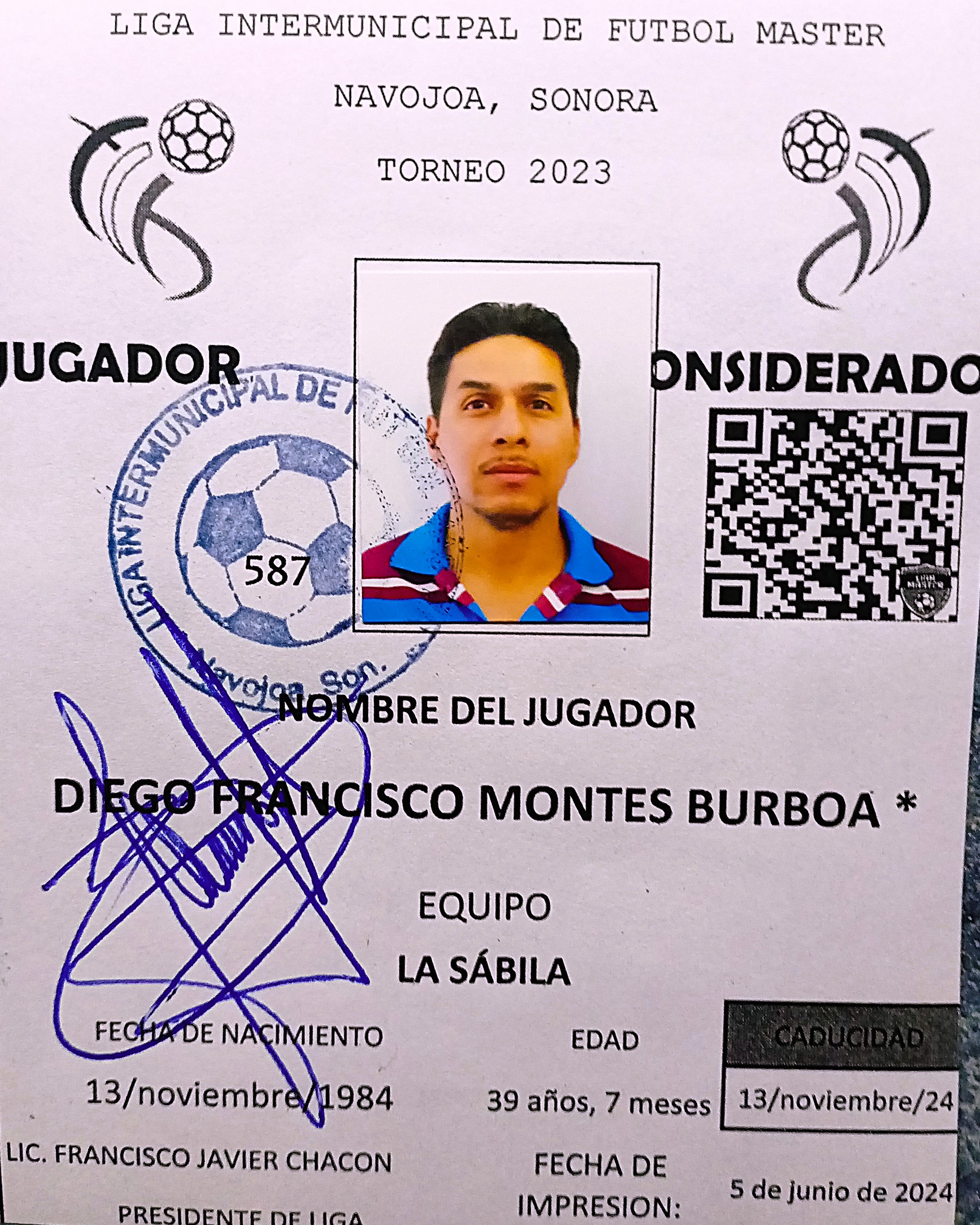Foto de DIEGO FRANCISCO MONTES BURBOA