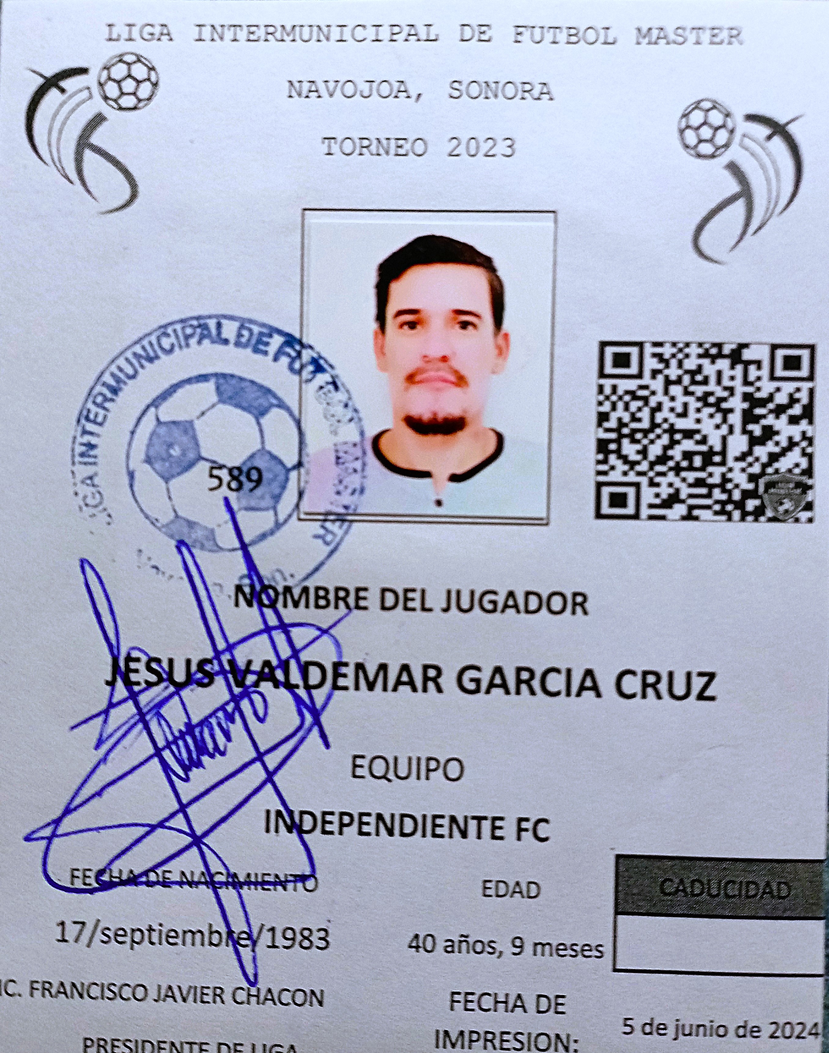 Foto de JESUS VALDEMAR GARCIA CRUZ