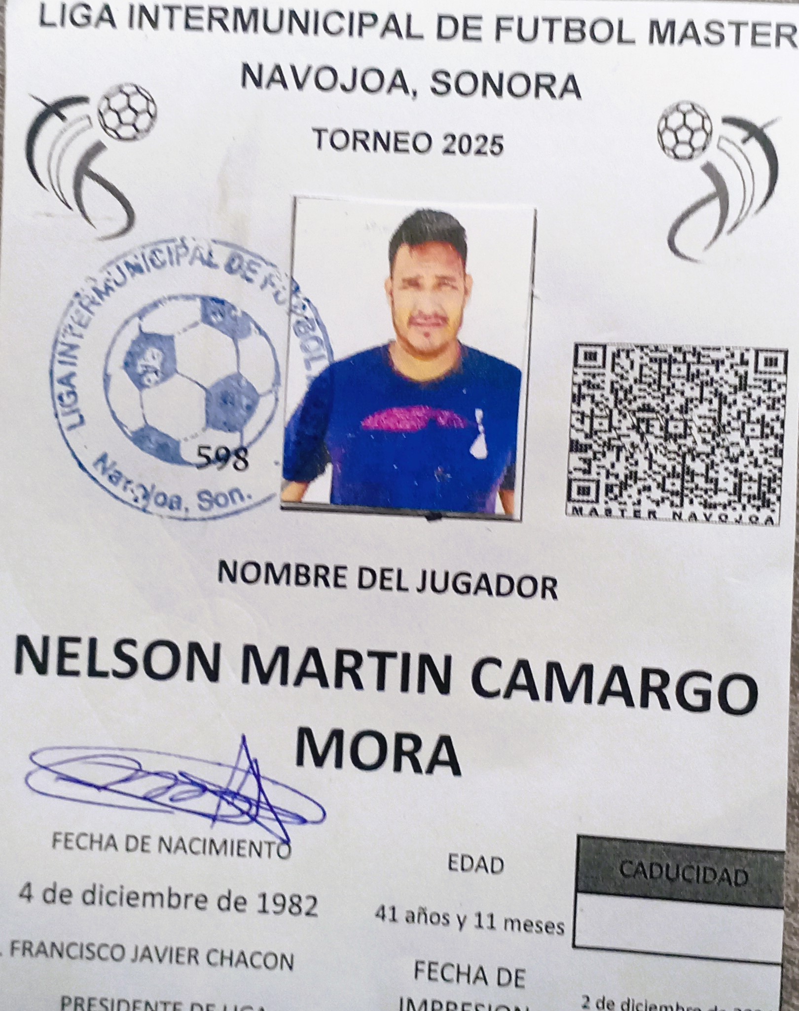 Foto de NELSON MARTIN CAMARGO MORA