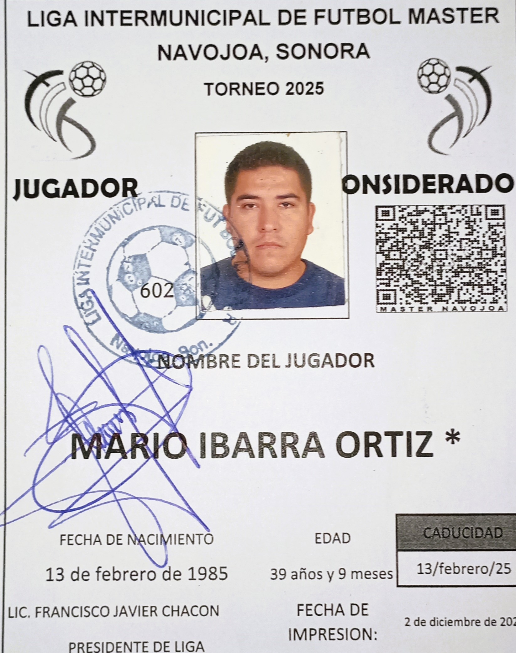 Foto de MARIO IBARRA ORTIZ *
