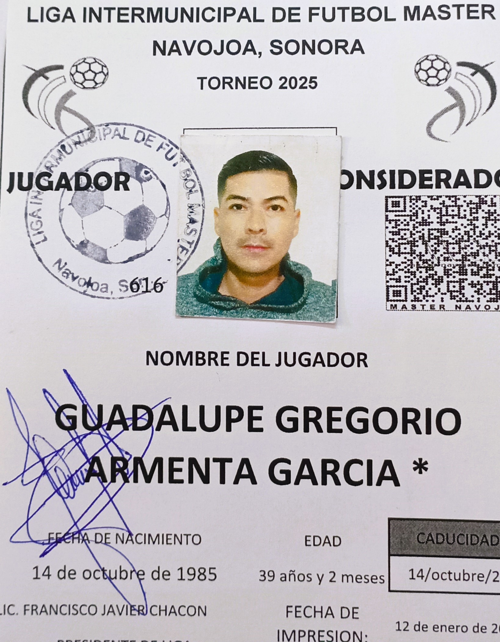 Foto de GUADALUPE GREGORIO ARMENTA GARCIA *