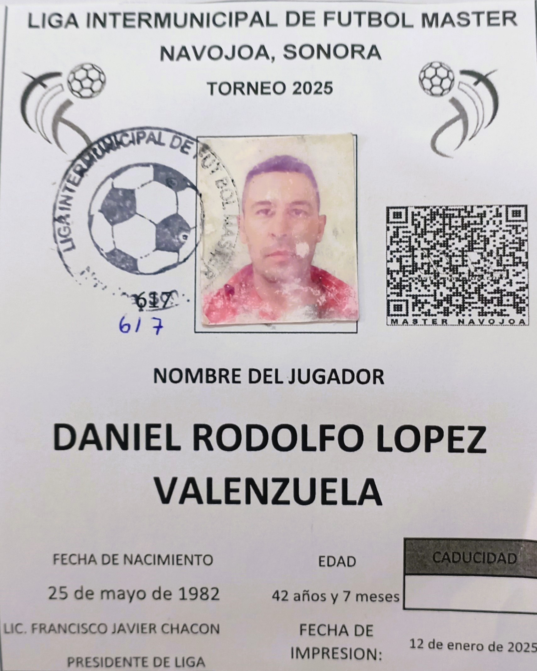 Foto de DANIEL RODOLFO LOPEZ VALENZUELA