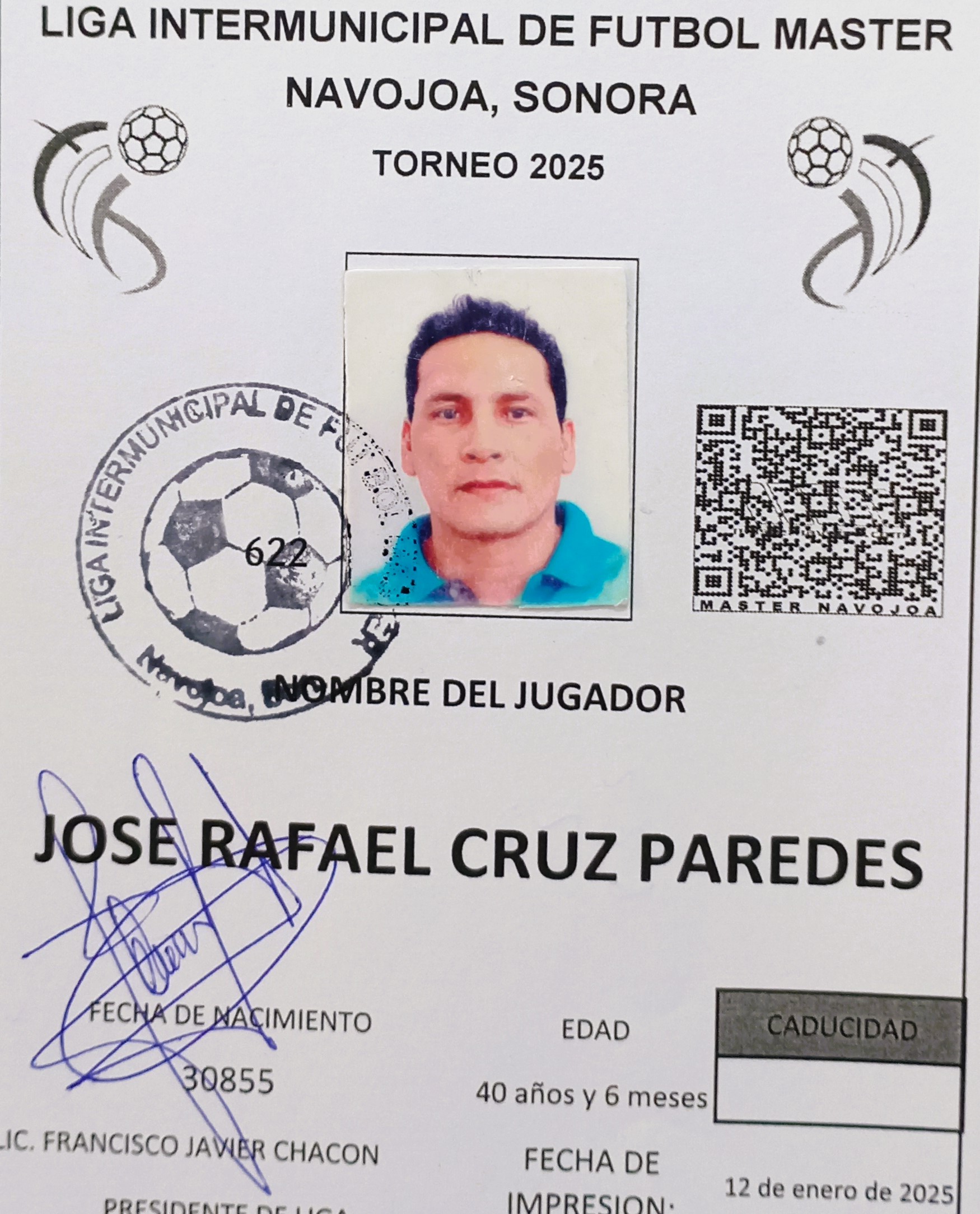 Foto de JOSE RAFAEL CRUZ PAREDES