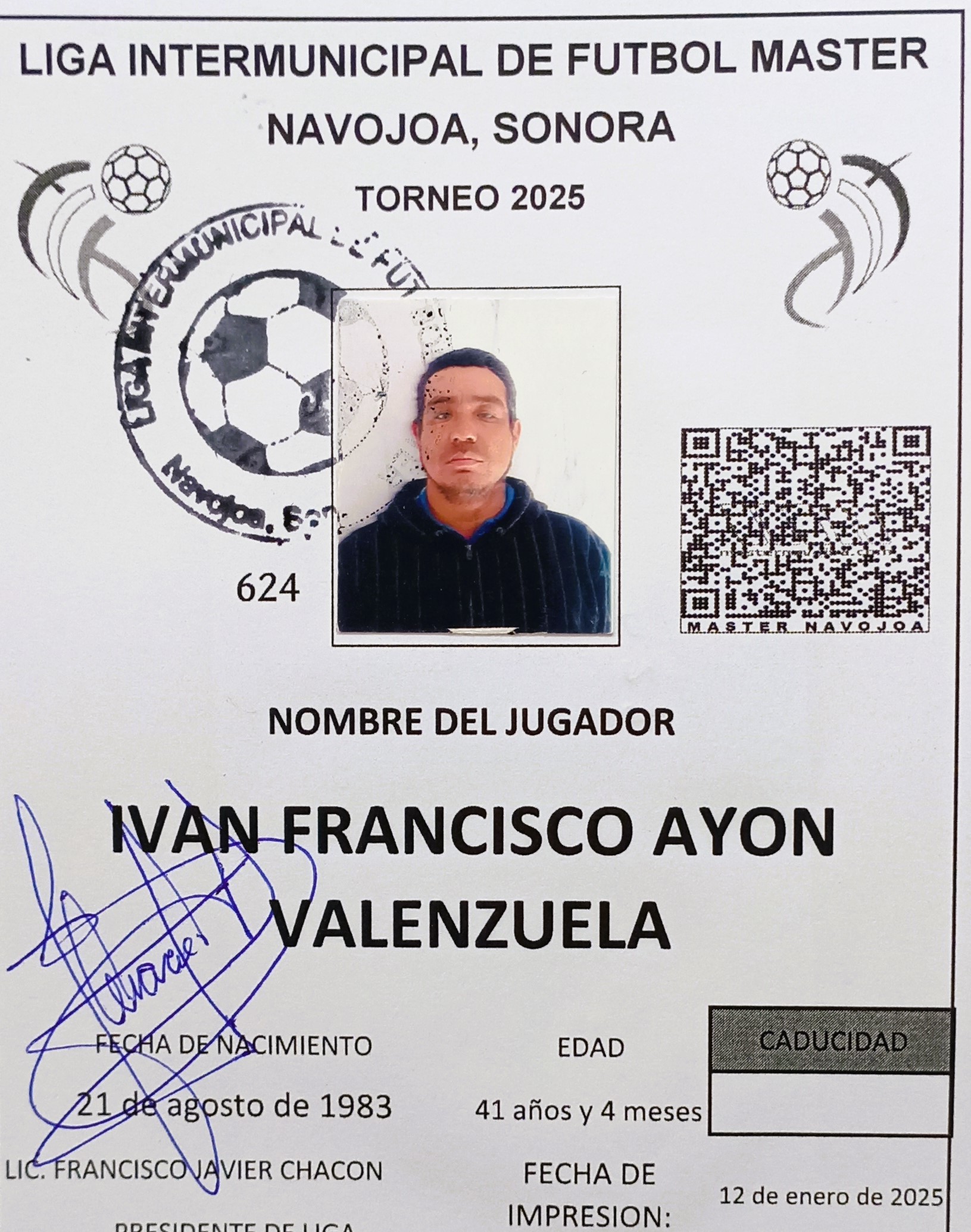 Foto de IVAN FRANCISCO AYON VALENZUELA