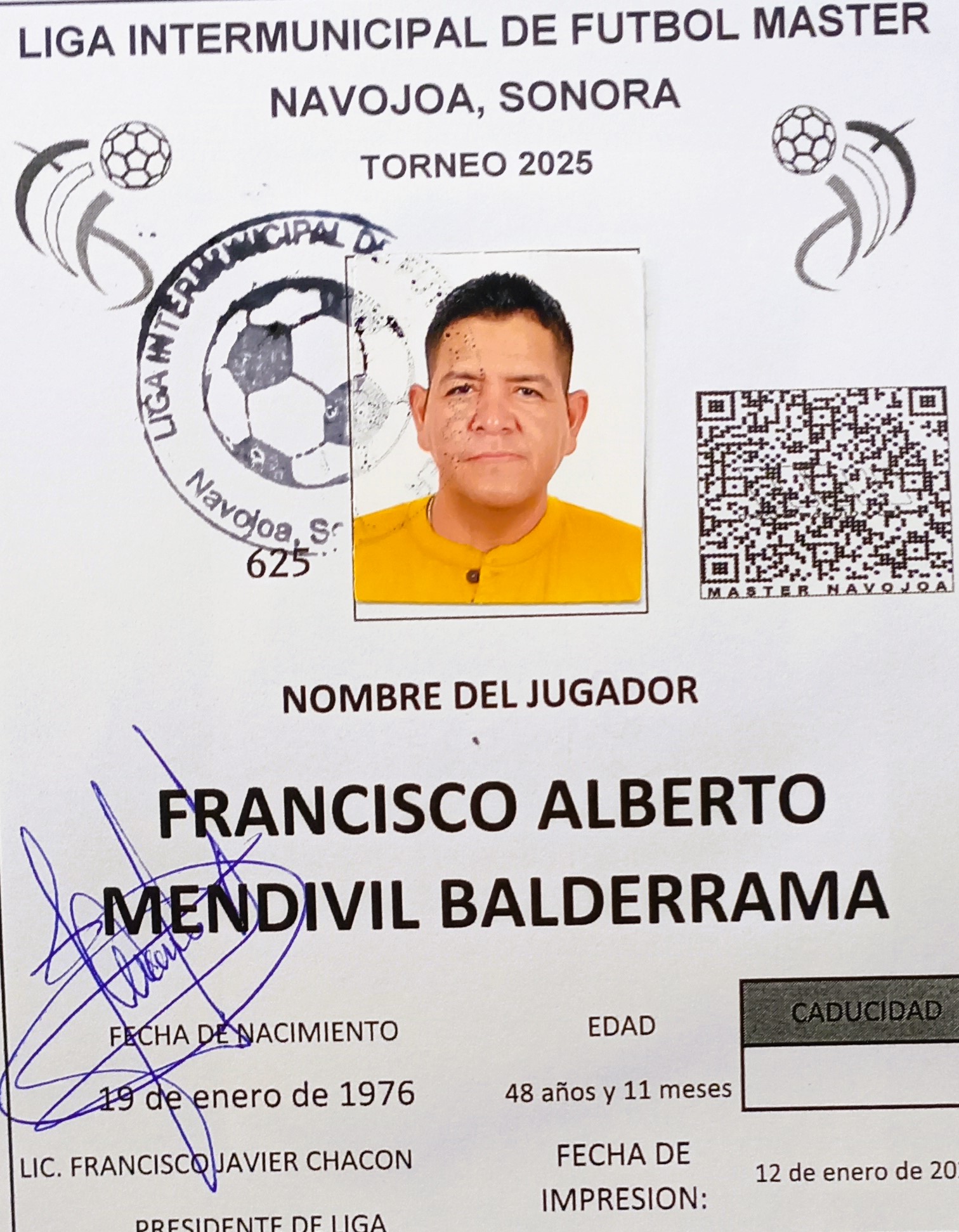 Foto de FRANCISCO ALBERTO MENDIVIL BALDERRAMA