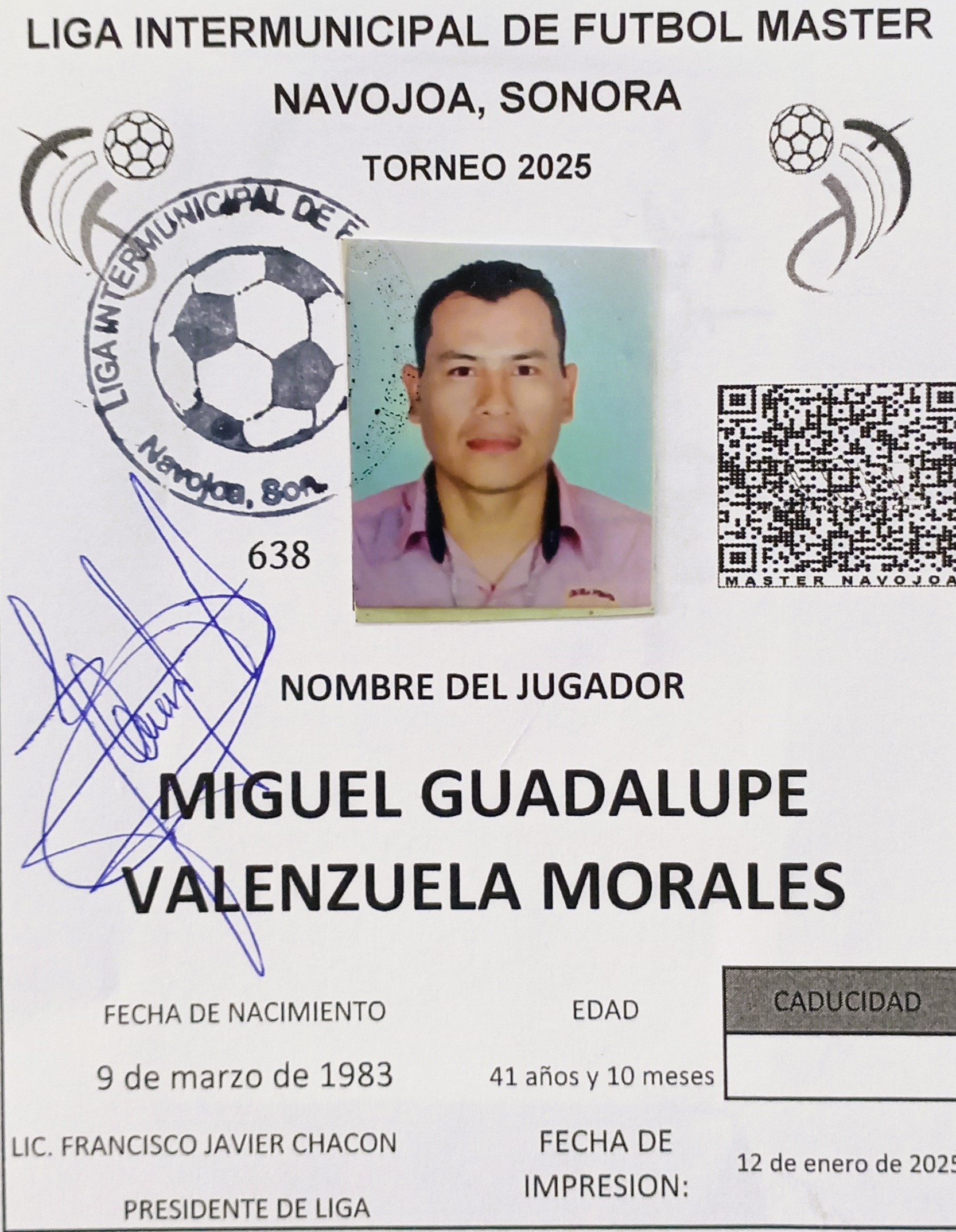 Foto de MIGUEL GUADALUPE VALENZUELA MORALES