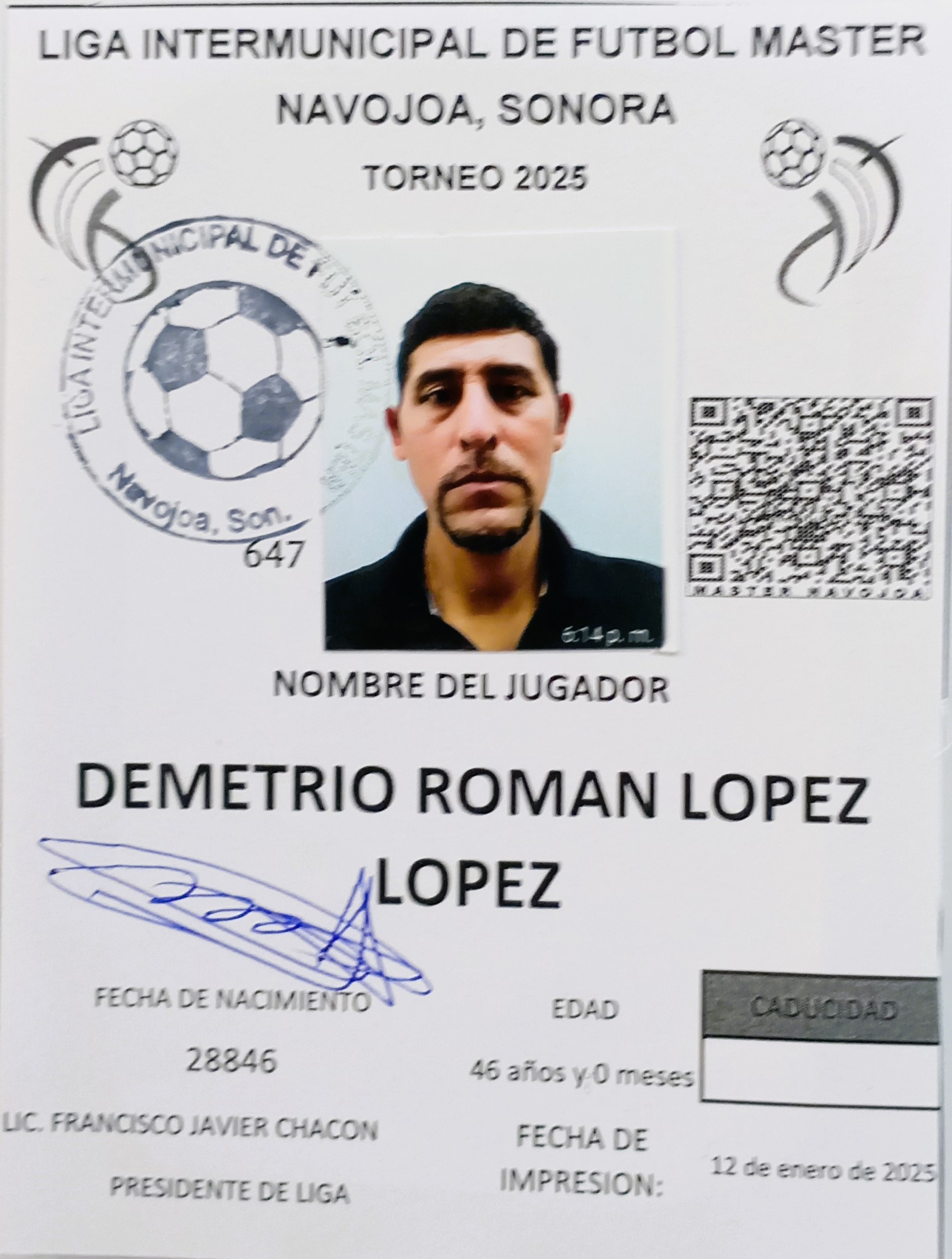 Foto de DEMETRIO ROMAN LOPEZ LOPEZ