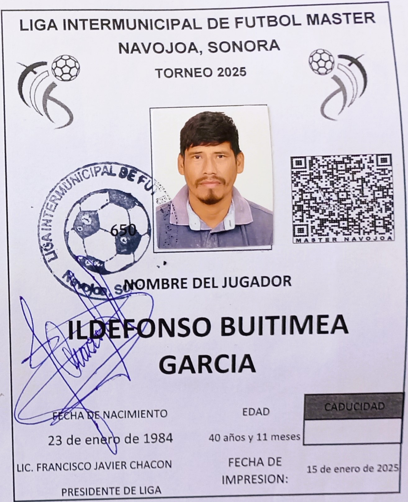 Foto de ILDEFONSO BUITIMEA GARCIA