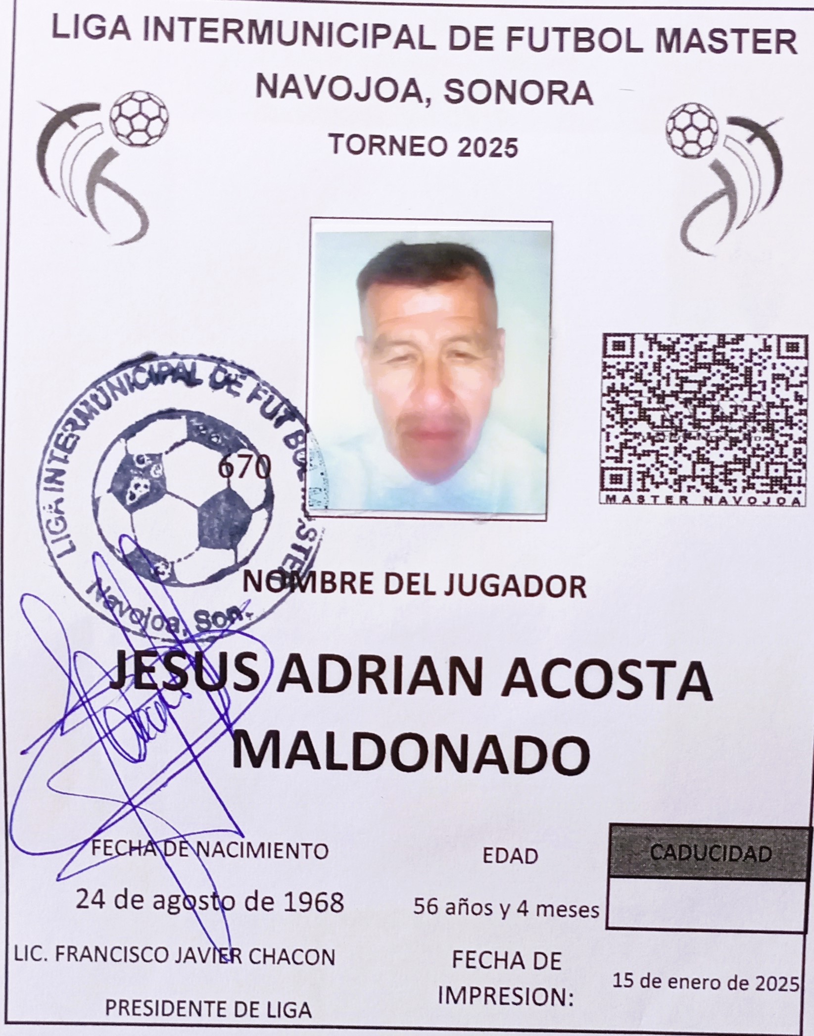 Foto de JESUS ADRIAN ACOSTA MALDONADO
