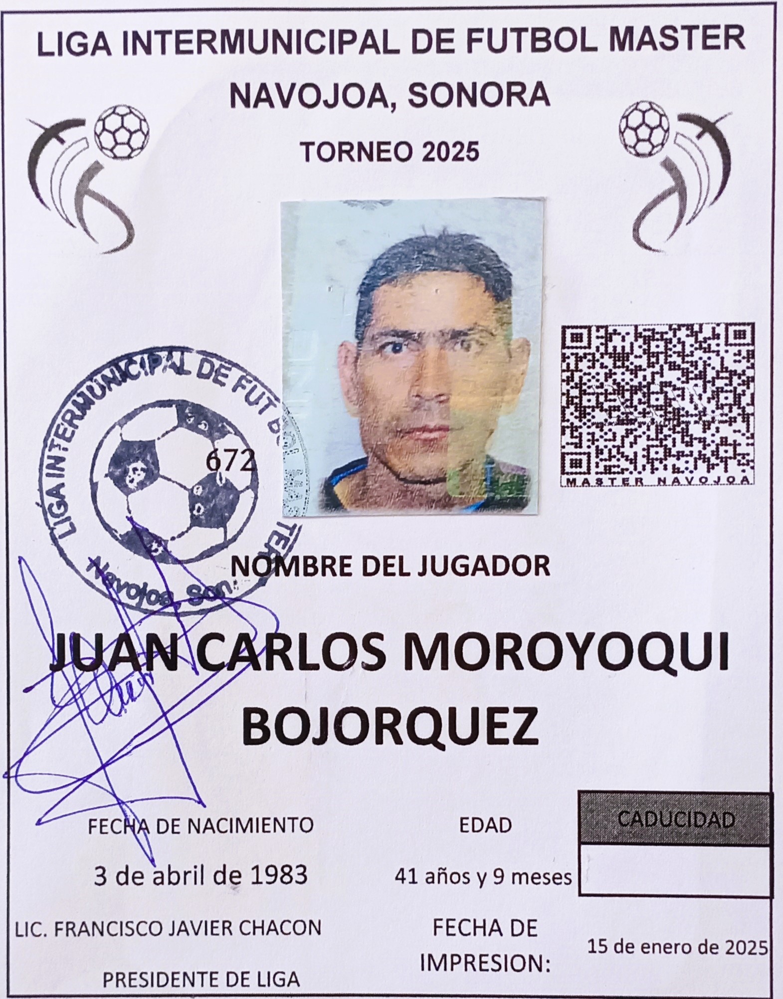 Foto de JUAN CARLOS MOROYOQUI BOJORQUEZ