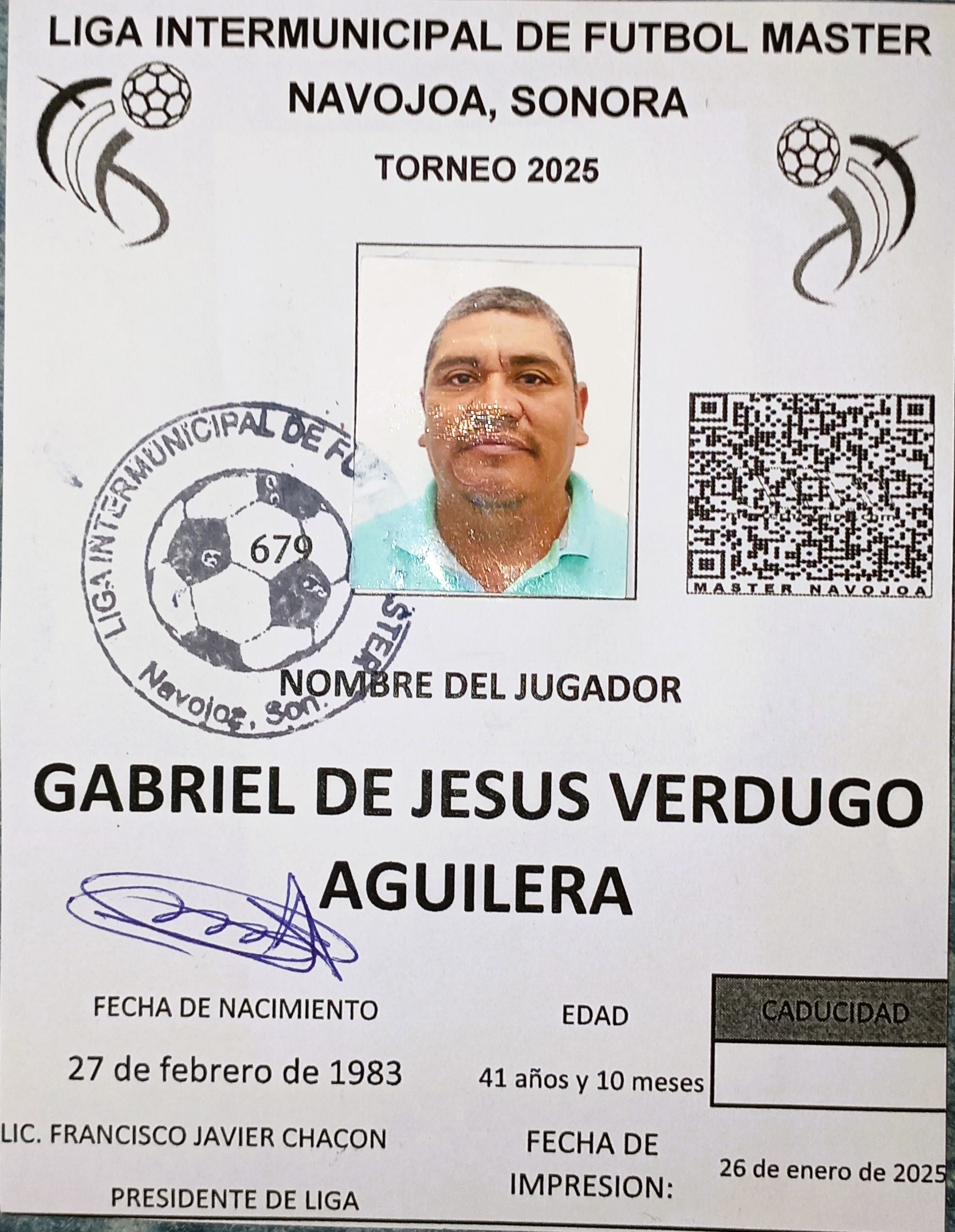 Foto de GABRIEL DE JESUS VERDUGO AGUILERA