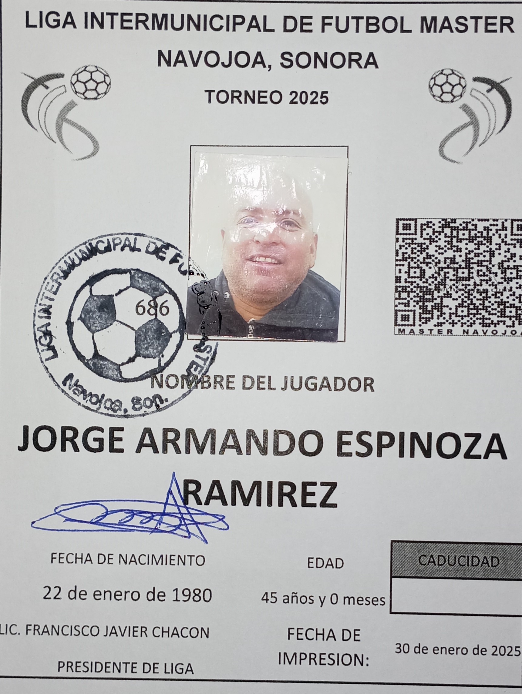 Foto de JORGE ARMANDO ESPINOZA RAMIREZ