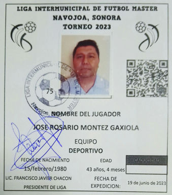 Foto de JOSE ROSARIO MONTES GAXIOLA
