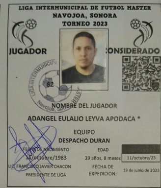 Foto de ADANGEL EULALIO LEYVA APODACA