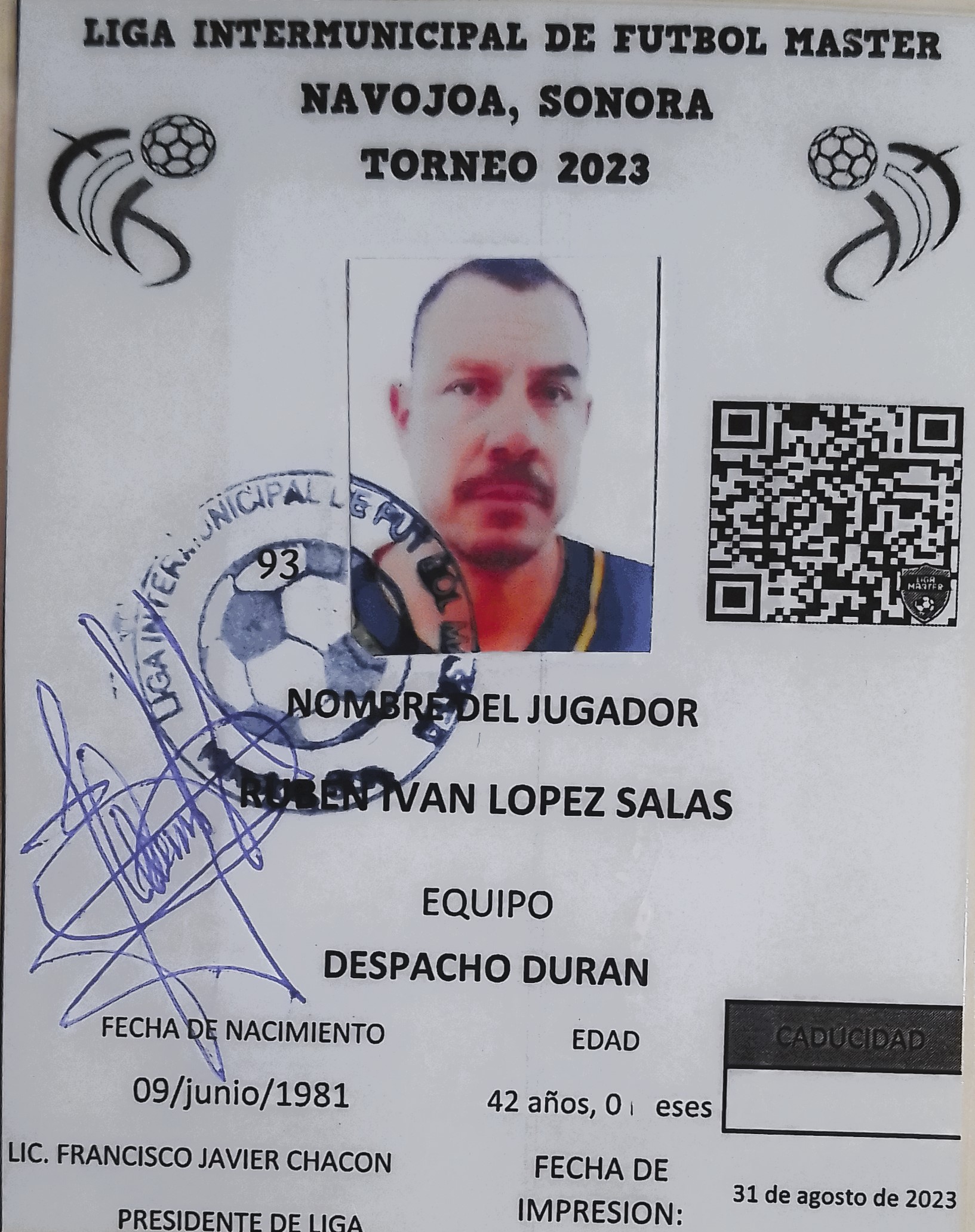 Foto de RUBEN IVAN LOPEZ SALAS 