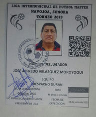 Foto de JOSE ALFREDO VELASQUEZ MOROYOQUI